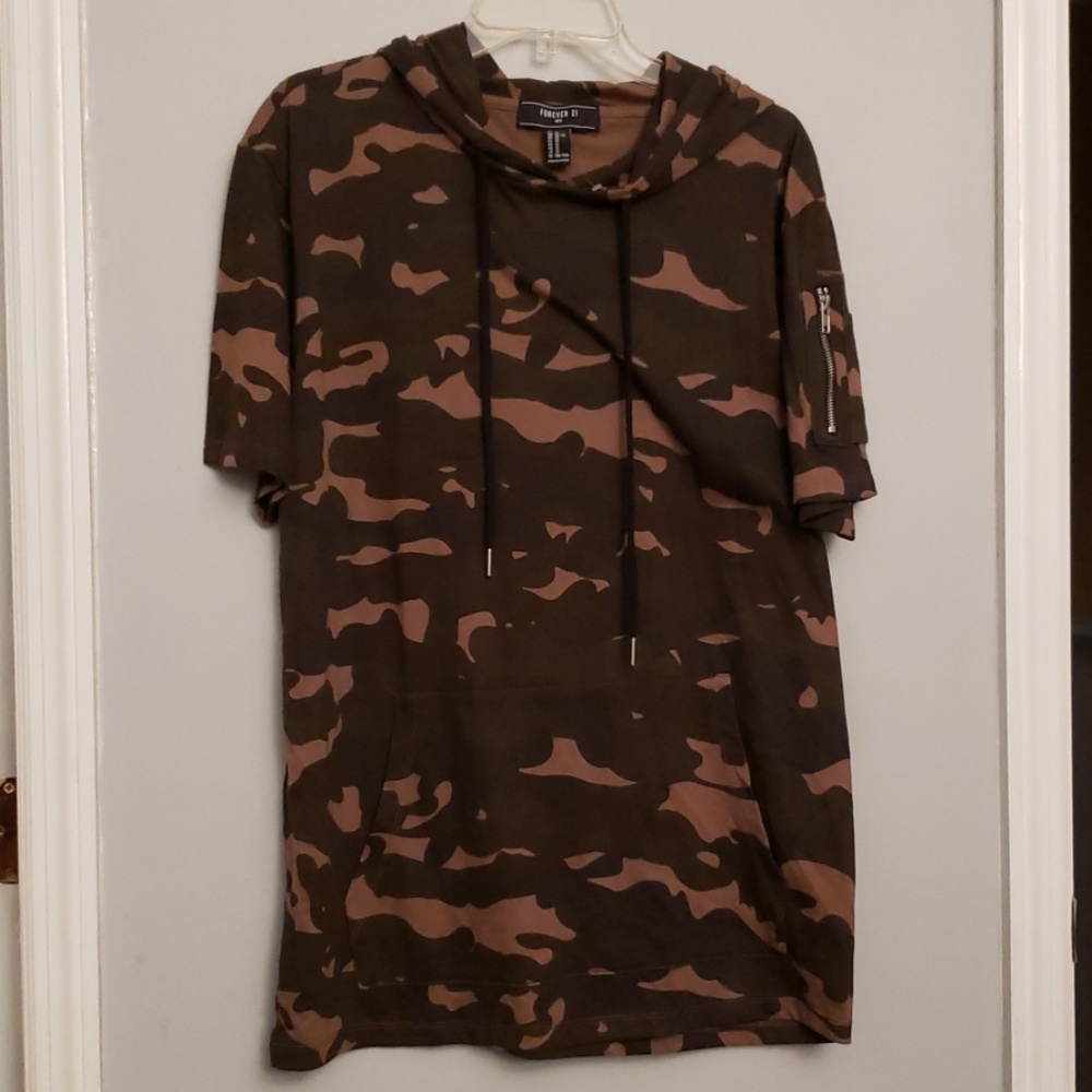 Camouflage Tee Shirt Hoodie